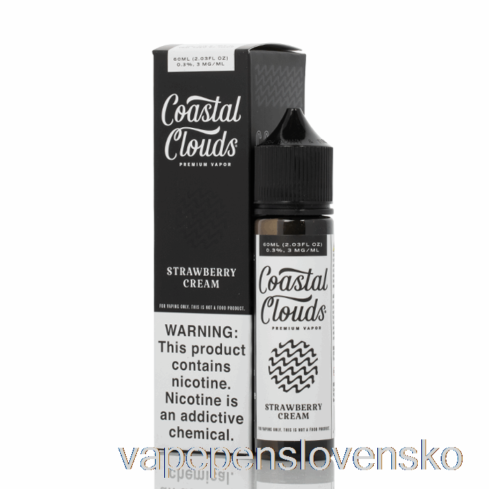 Jahodový Krém - Pobrežné Mraky Co. - 60ml 0mg Vape Shop Bratislava